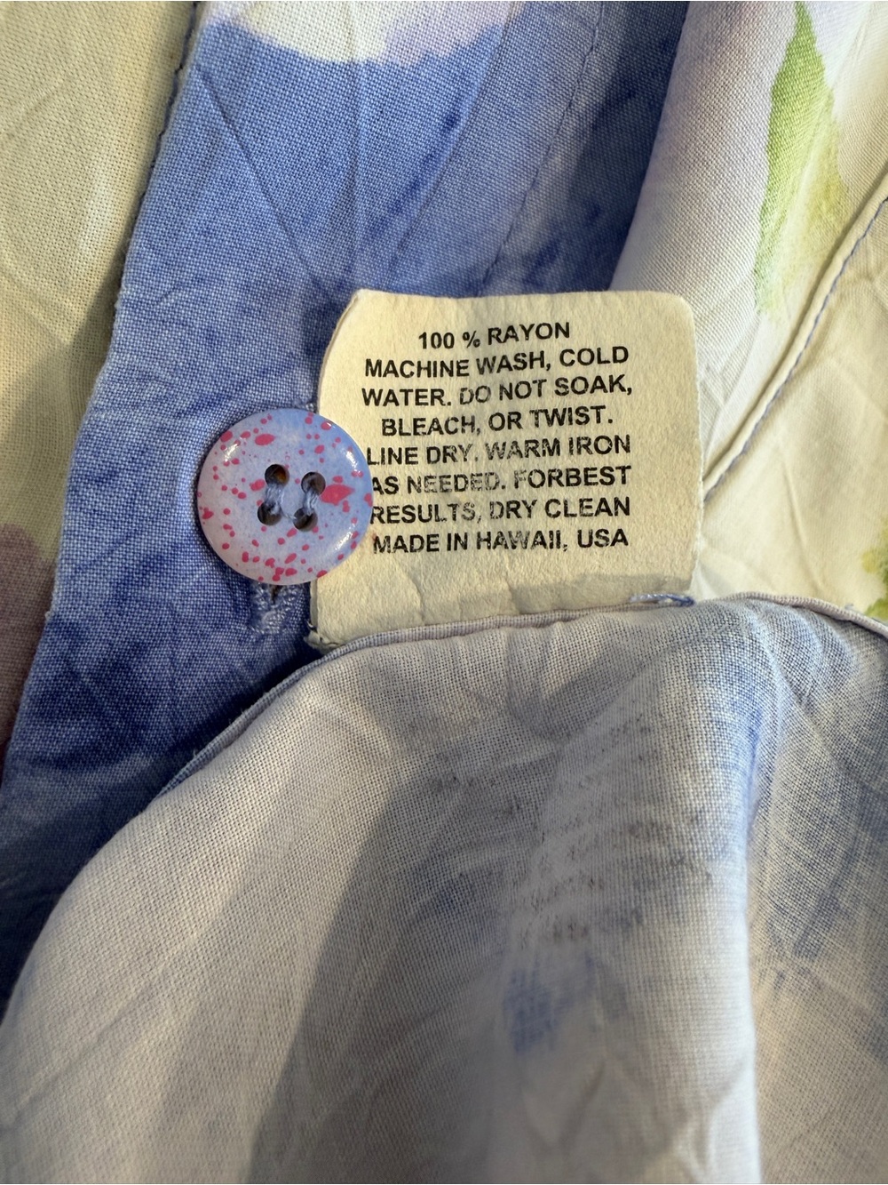 Jams World Men’s Hawaiian Aloha Short Sleeve Shirt, XL, “Arabella”, Great Cond. - Picture 6 of 6